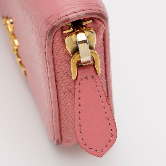 Prada Saffiano Zip Card Case Wallet - Picture 8 of 15